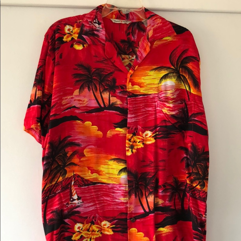 Tropical Group mens button up